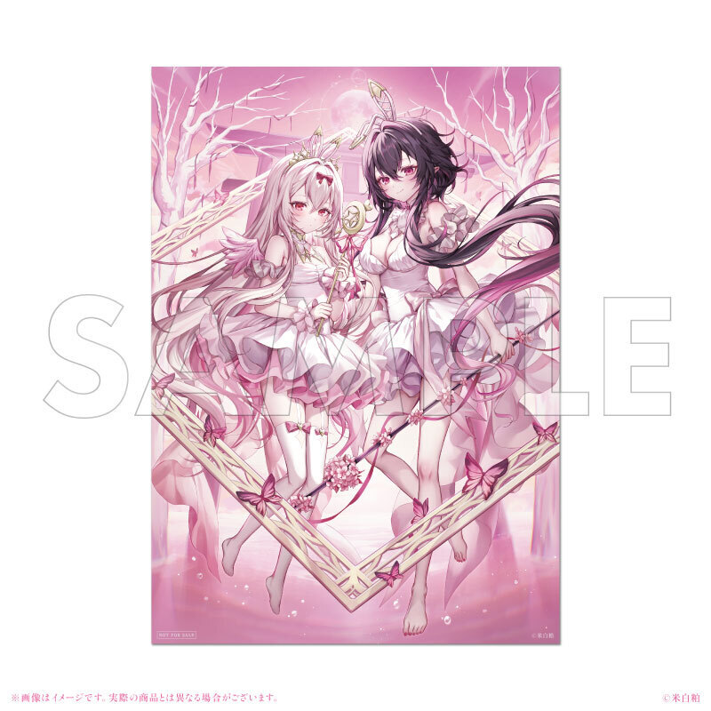 米白粕 通販WEB連載 A4キャラファイングラフ (4月掲載) 限定品 米白粕画集発売記念グッズ」事後販売情報 | ティームストア
