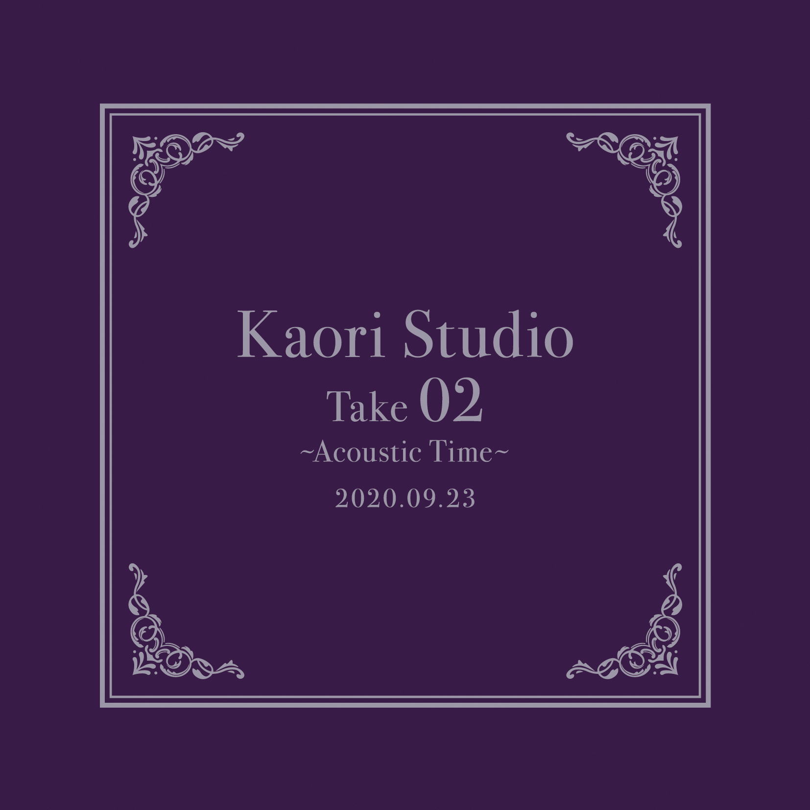 CD【織田かおり】Kaori Studio Take 02 ～Acoustic Time～
