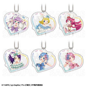 【2025年3月下旬発売】プリパラ　トレーディングアクリルキーホルダー　さんくす♡ハッピーリボンコーデ（全6種）