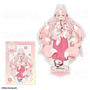 アクリルスタンド／神吉李花ポップアップショップ　ふわみみマーケット（全2種）