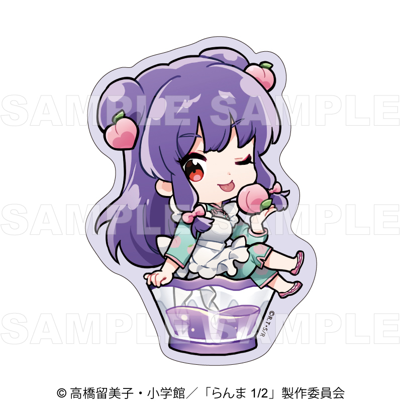 【2025年8月下旬発売】TVアニメ「らんま1/2」 ちゃぽんっ! トレーディング ステッカー フルーツフレーバー(全11種)