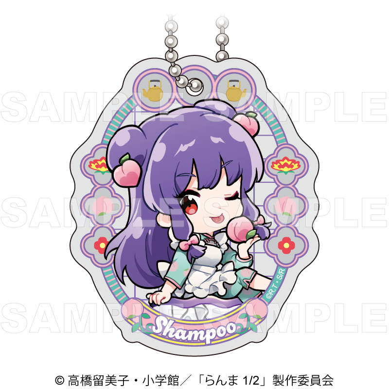 【2025年8月下旬発売】TVアニメ「らんま1/2」 ちゃぽんっ! トレーディング ちびキャラアクリルキーホルダー フルーツフレーバー(全8種)