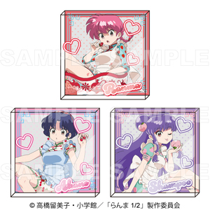 【2025年8月下旬発売】TVアニメ「らんま1/2」　ちゃぽんっ！ アクリルブロック　フルーツフレーバー（全3種）