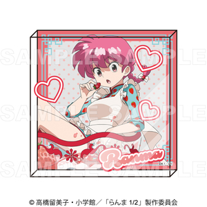 【2025年8月下旬発売】TVアニメ「らんま1/2」　ちゃぽんっ！ アクリルブロック　フルーツフレーバー（全3種）