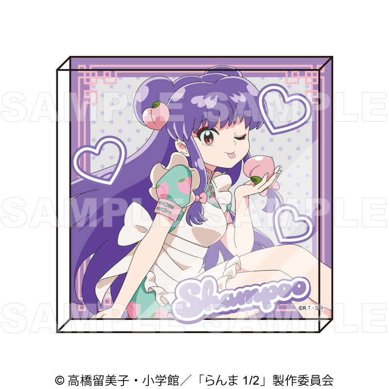 【2025年8月下旬発売】TVアニメ「らんま1/2」 ちゃぽんっ! アクリルブロック フルーツフレーバー(全3種)