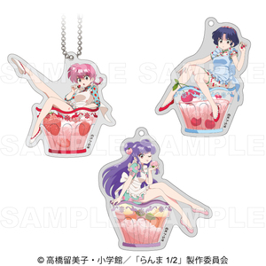 【2025年8月下旬発売】TVアニメ「らんま1/2」　ちゃぽんっ！ アクリルキーホルダー　フルーツフレーバー（全3種）