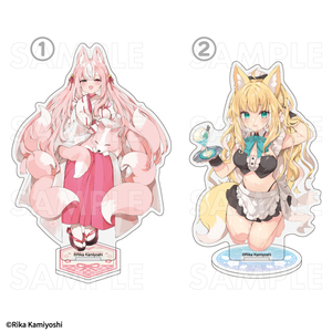 アクリルスタンド／神吉李花ポップアップショップ　ふわみみマーケット（全2種）