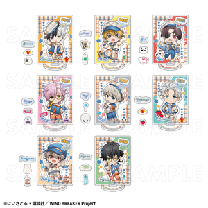 【2025年7月下旬発売】TVアニメ「WIND BREAKER」　アクリルスタンド　チェックセーラー（全8種）