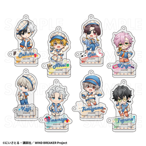 【2025年7月下旬発売】TVアニメ「WIND BREAKER」　アクリルスタンドキーホルダー　チェックセーラー（全8種）
