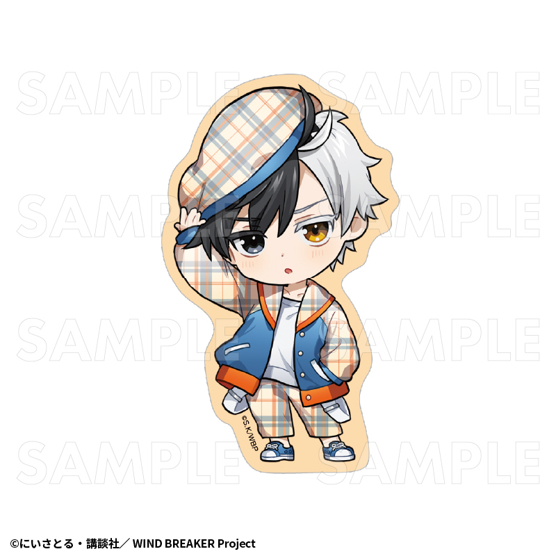 【2025年7月下旬発売】TVアニメ「WIND BREAKER」 ステッカー チェックセーラー(全8種)