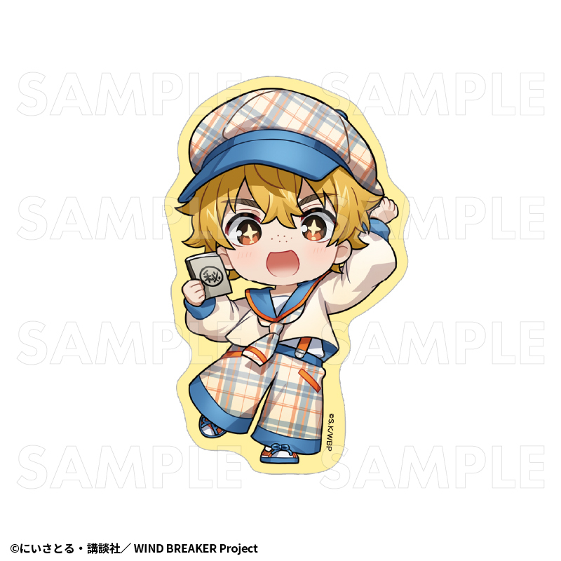 【2025年7月下旬発売】TVアニメ「WIND BREAKER」 ステッカー チェックセーラー(全8種)