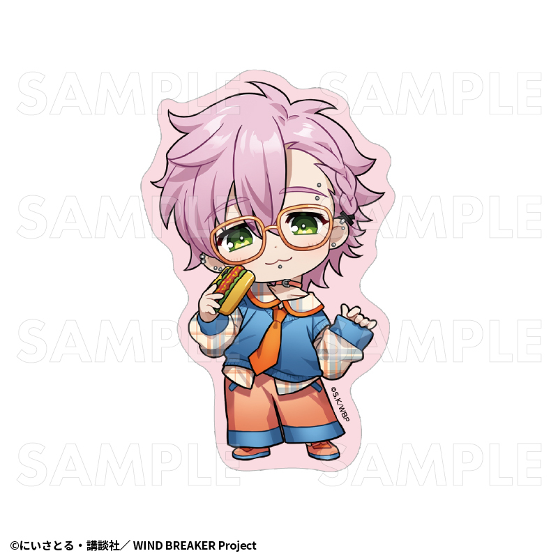 【2025年7月下旬発売】TVアニメ「WIND BREAKER」 ステッカー チェックセーラー(全8種)