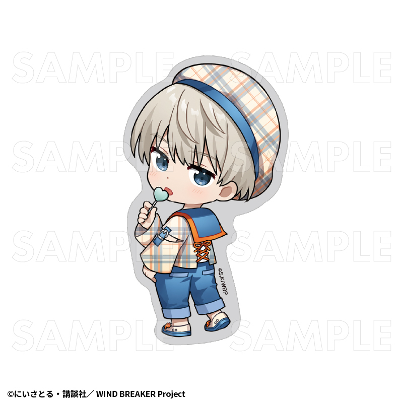 【2025年7月下旬発売】TVアニメ「WIND BREAKER」 ステッカー チェックセーラー(全8種)