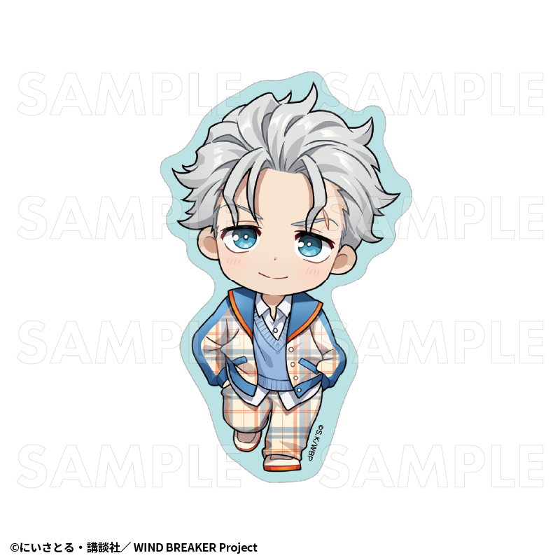 【2025年7月下旬発売】TVアニメ「WIND BREAKER」 ステッカー チェックセーラー(全8種)