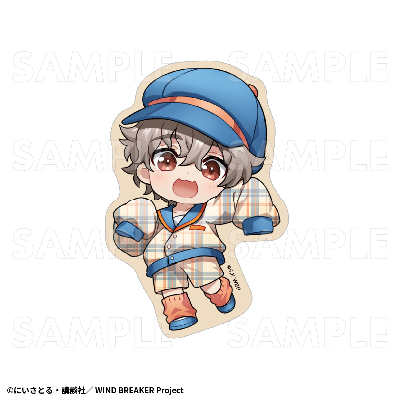 【2025年7月下旬発売】TVアニメ「WIND BREAKER」 ステッカー チェックセーラー(全8種)