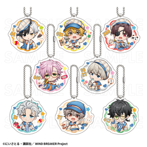 【2025年7月下旬発売】TVアニメ「WIND BREAKER」　アクリルキーホルダー　チェックセーラー（全8種）