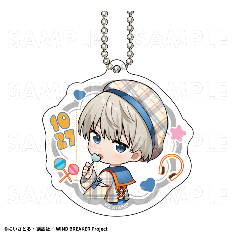 【2025年7月下旬発売】TVアニメ「WIND BREAKER」 アクリルキーホルダー チェックセーラー(全8種)
