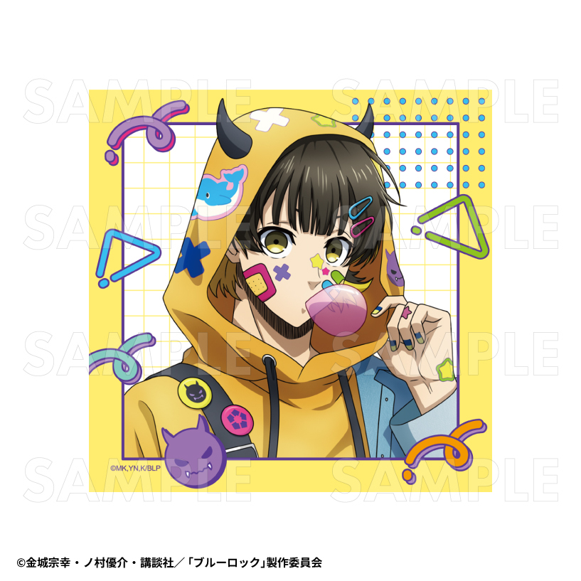 【2025年8月下旬発売】TVアニメ『ブルーロック』 ミニタオル でびデコパーカー(全8種)