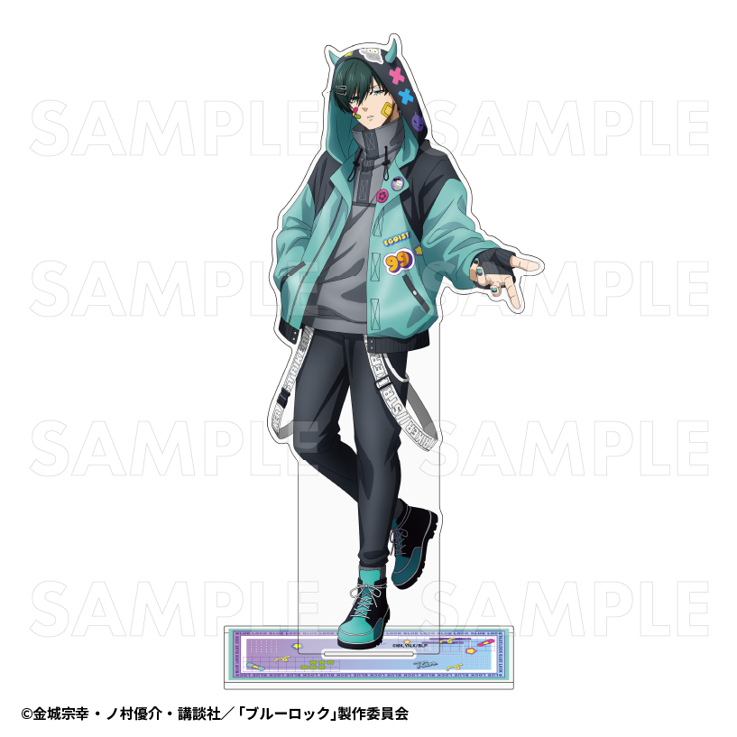 【2025年8月下旬発売】TVアニメ『ブルーロック』 特大アクリルスタンド でびデコパーカー(全8種)