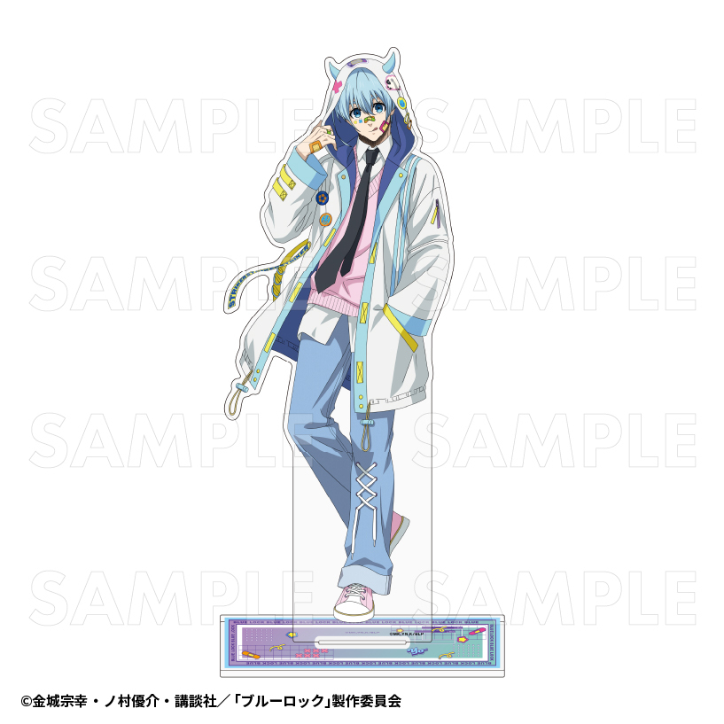 【2025年8月下旬発売】TVアニメ『ブルーロック』 特大アクリルスタンド でびデコパーカー(全8種)
