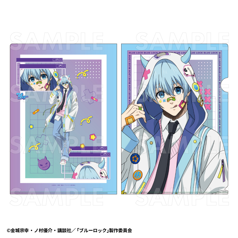 【2025年8月下旬発売】TVアニメ『ブルーロック』 クリアファイル でびデコパーカー(全8種)