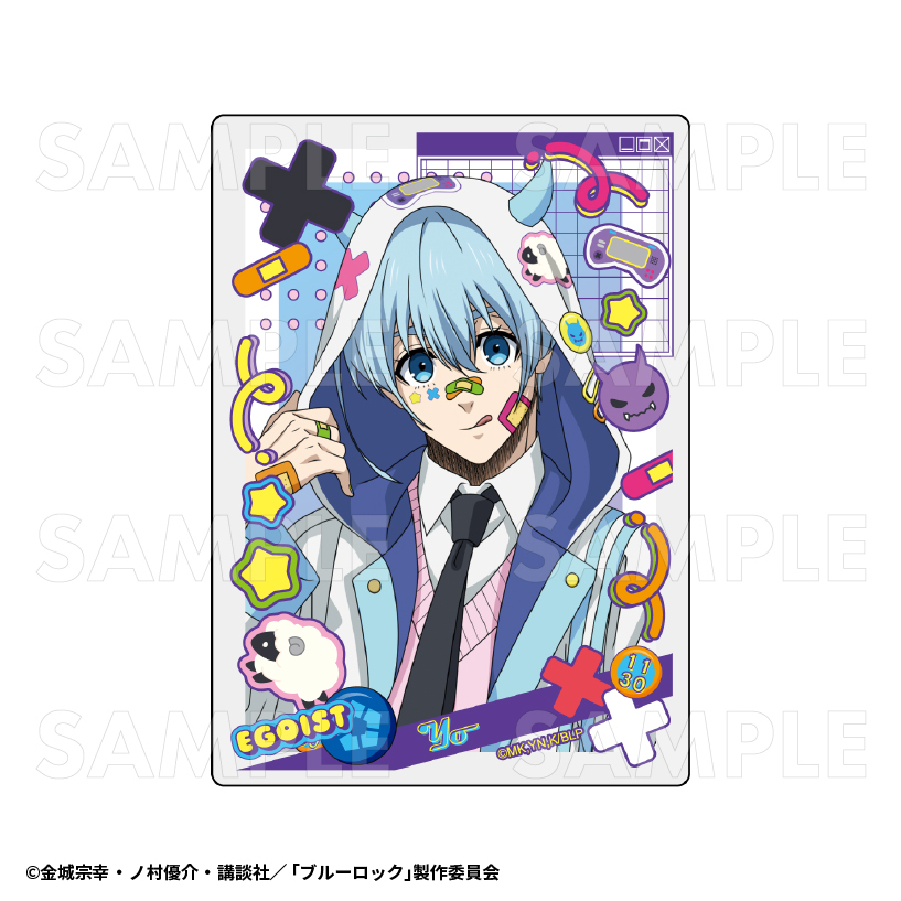 【2025年8月下旬発売】TVアニメ『ブルーロック』 トレーディングアクリルカード でびデコパーカー(全8種)