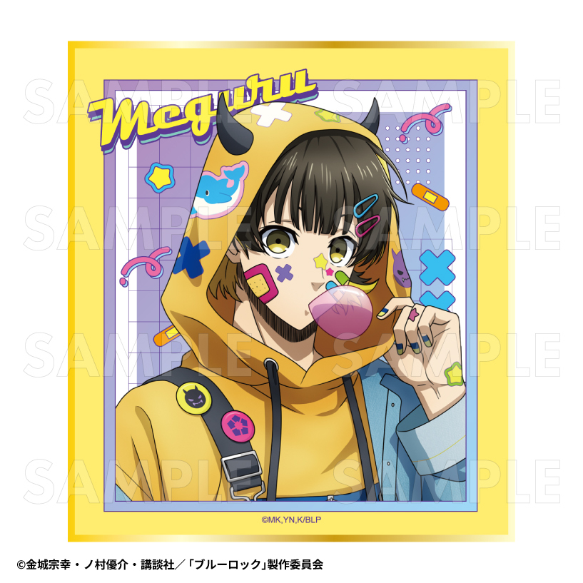 【2025年8月下旬発売】TVアニメ『ブルーロック』 トレーディングミニ色紙 でびデコパーカー(全8種)