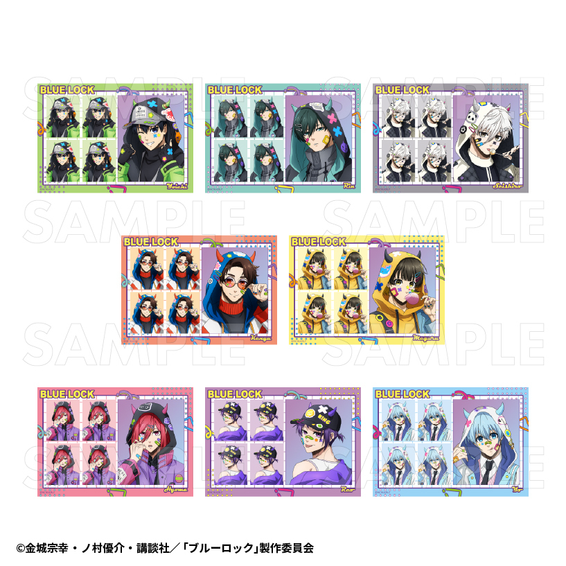 【2025年8月下旬発売】TVアニメ『ブルーロック』 トレーディングブロマイド でびデコパーカー(全16種)