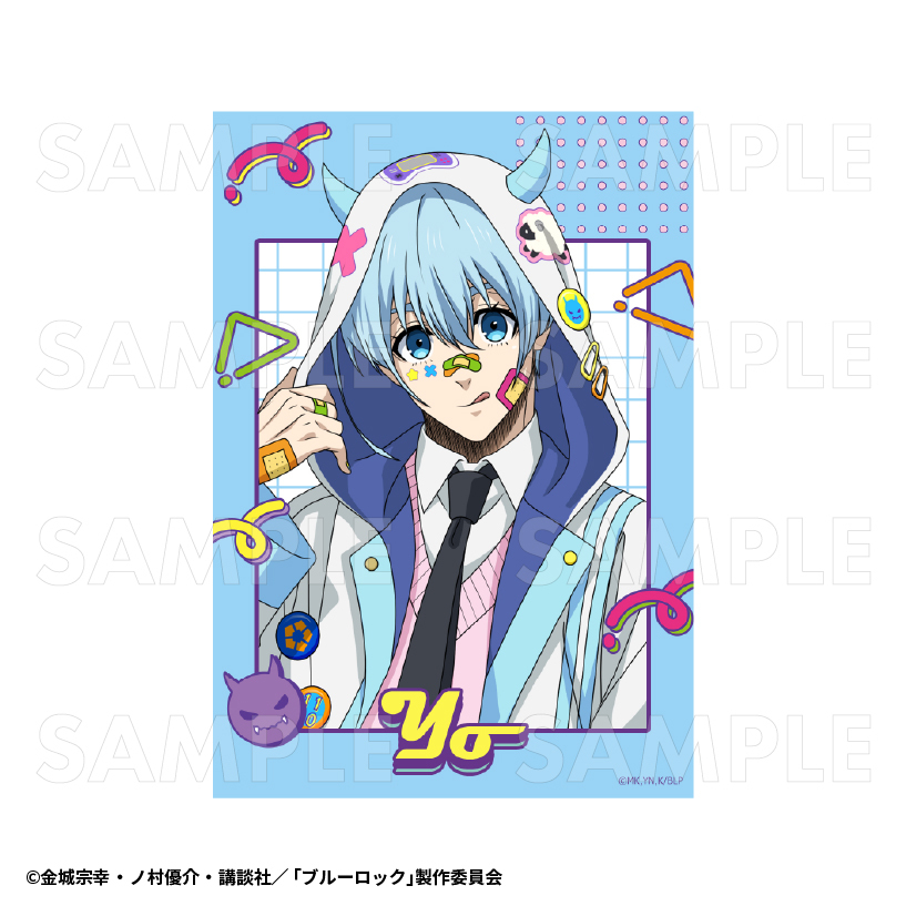 【2025年8月下旬発売】TVアニメ『ブルーロック』 トレーディングブロマイド でびデコパーカー(全16種)