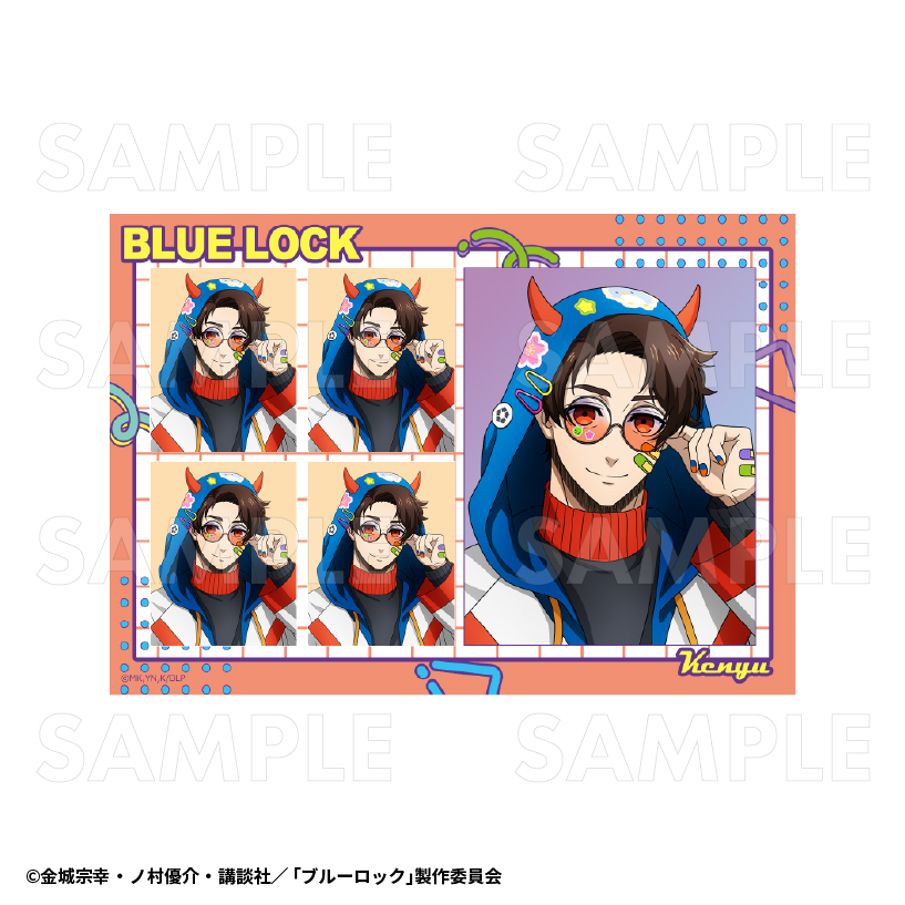 【2025年8月下旬発売】TVアニメ『ブルーロック』 トレーディングブロマイド でびデコパーカー(全16種)
