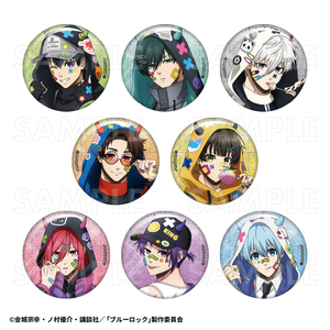 【2025年8月下旬発売】TVアニメ『ブルーロック』　トレーディンググリッター缶バッジ　でびデコパーカー（全8種）
