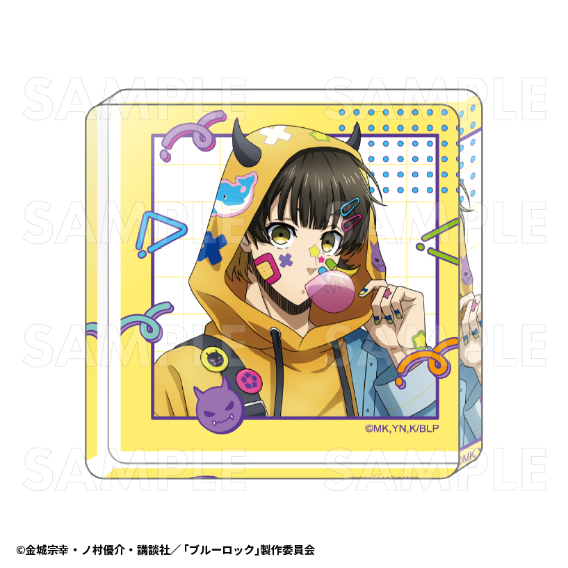 【2025年8月下旬発売】TVアニメ『ブルーロック』 ミニアクリルブロック でびデコパーカー(全8種)