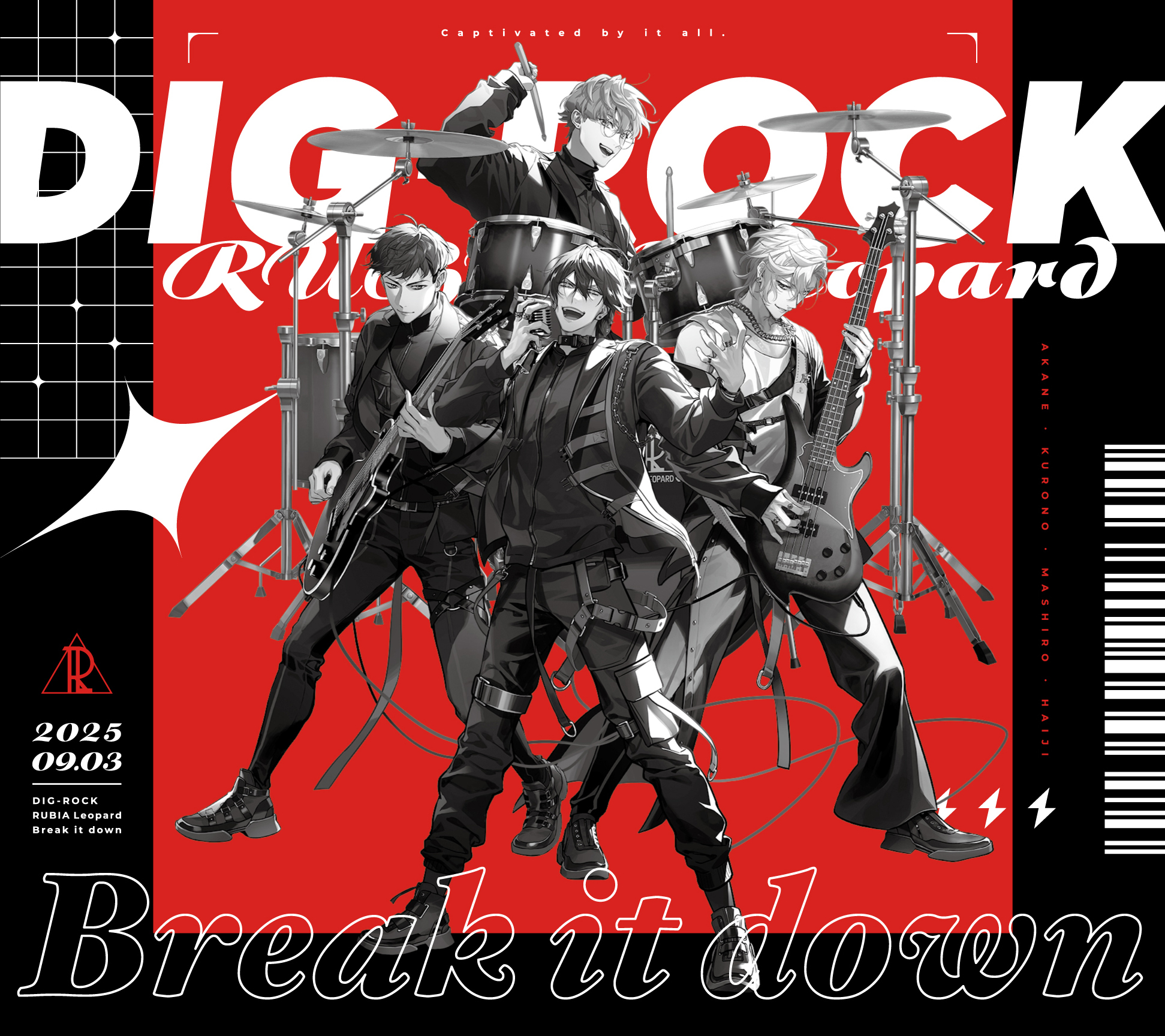 【2025/9/3発売】【CD】Break it down/RUBIA Leopard