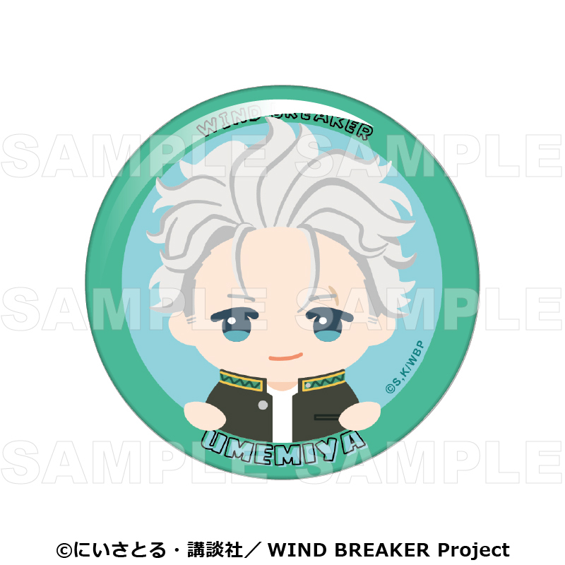 【2025年10月下旬発売】TVアニメ「WIND BREAKER」　ちょこっテ！　トレーディング缶バッジ（全8種）