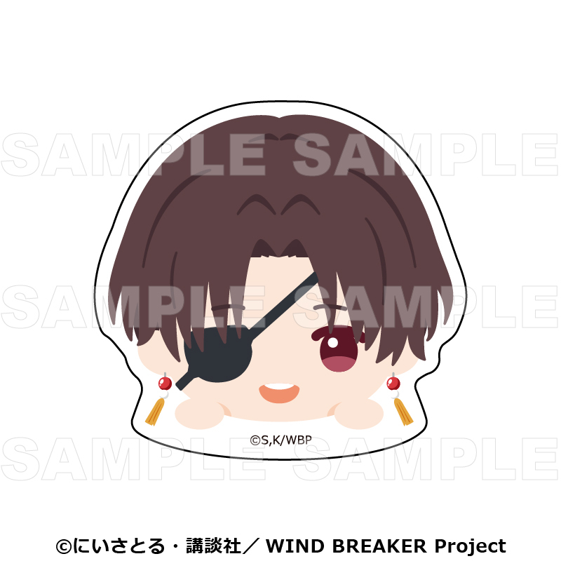 【2025年10月下旬発売】TVアニメ「WIND BREAKER」　ちょこっテ！　トレーディングステッカー（全8種）