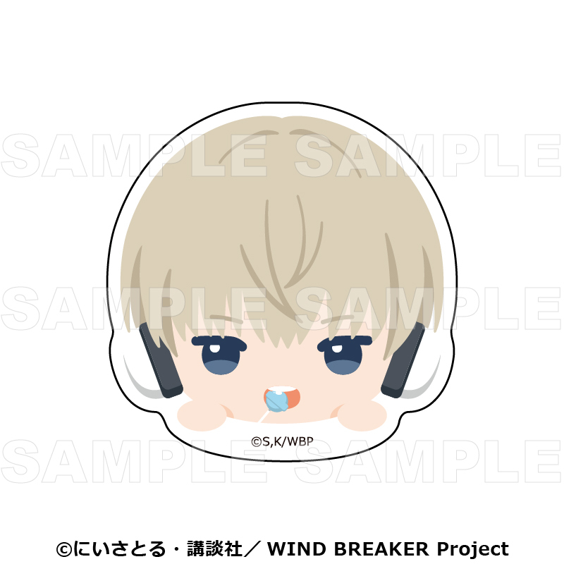 【2025年10月下旬発売】TVアニメ「WIND BREAKER」　ちょこっテ！　トレーディングステッカー（全8種）