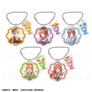 【2025年9月下旬発売】五等分の花嫁＊　2連アクリルキーホルダー  和パフェドレスver.（全5種）