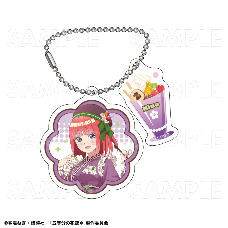 【2025年9月下旬発売】五等分の花嫁＊　2連アクリルキーホルダー  和パフェドレスver.（全5種）