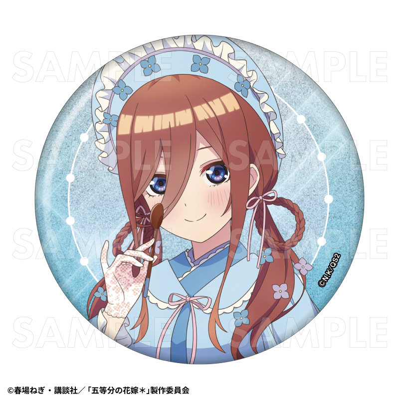 【2025年9月下旬発売】五等分の花嫁* 76mmグリッター缶バッジ 和パフェドレスver.(全5種)
