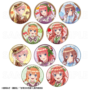 【2025年9月下旬発売】五等分の花嫁＊　トレーディング缶バッジ 和パフェドレスver.（全10種）