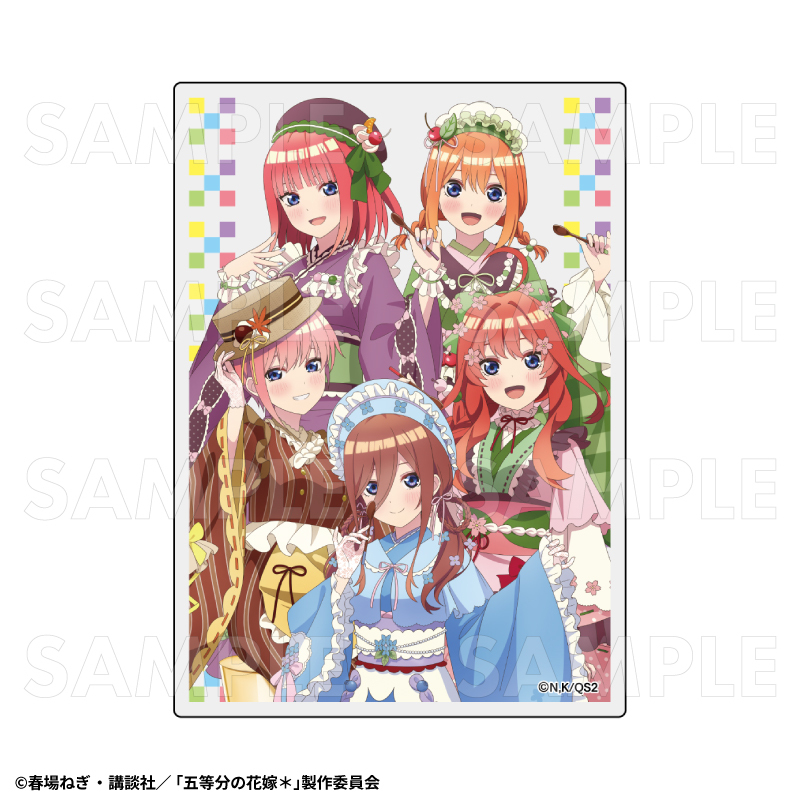 【2025年9月下旬発売】五等分の花嫁* トレーディングアクリルカード 和パフェドレスver.(全6種)