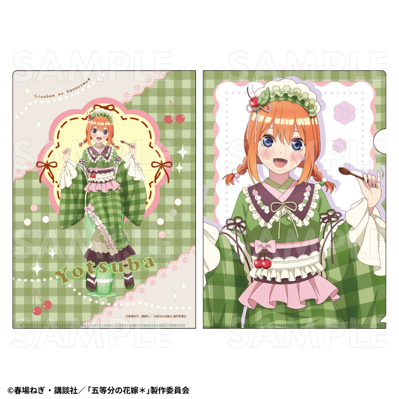 【2025年9月下旬発売】五等分の花嫁* クリアファイル 和パフェドレスver.(全6種)