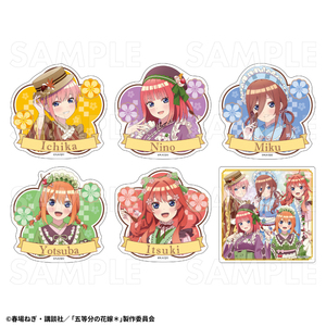 【2025年9月下旬発売】五等分の花嫁＊　ダイカットステッカー 和パフェドレスver.（全6種）