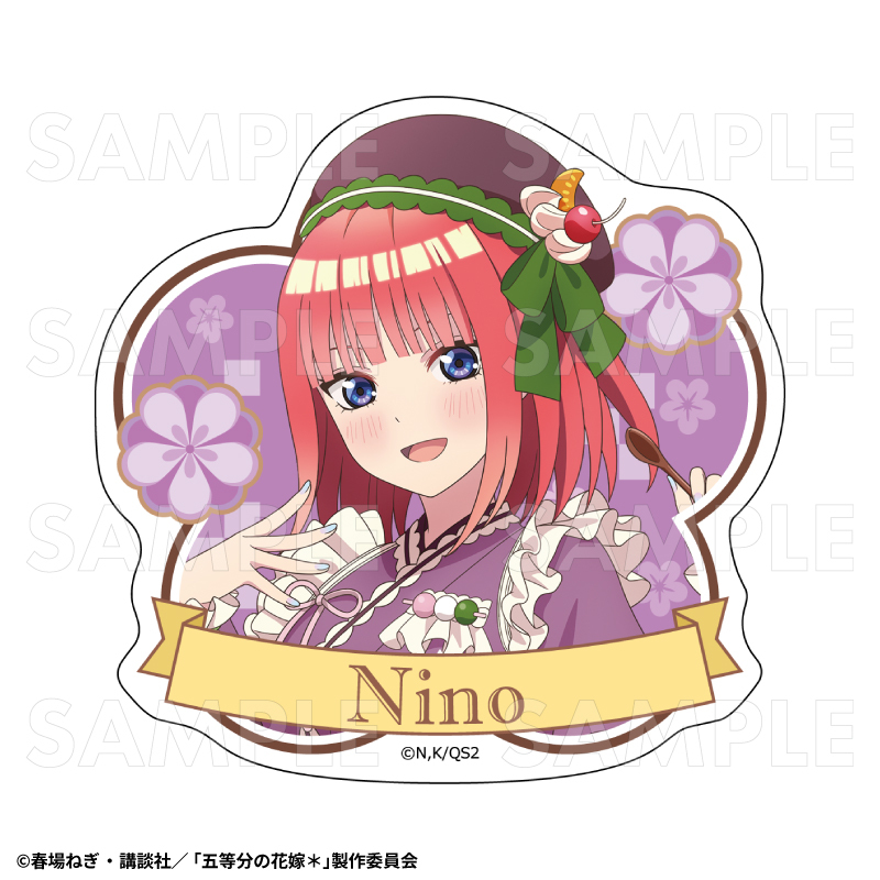 【2025年9月下旬発売】五等分の花嫁* ダイカットステッカー 和パフェドレスver.(全6種)