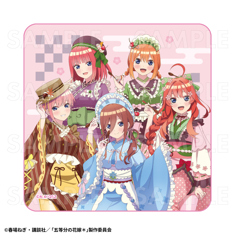 【2025年9月下旬発売】五等分の花嫁＊　ミニタオル 和パフェドレスver.（全6種）