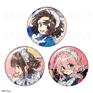 【2025年9月下旬発売】缶バッジ／けーしん画集発売記念グッズ（全3種）