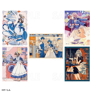 【2025年9月下旬発売】長方形ステッカー（5枚セット）／けーしん画集発売記念グッズ（全1種）