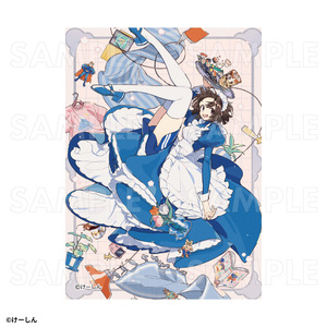 【2025年9月下旬発売】長方形ステッカー（5枚セット）／けーしん画集発売記念グッズ（全1種）