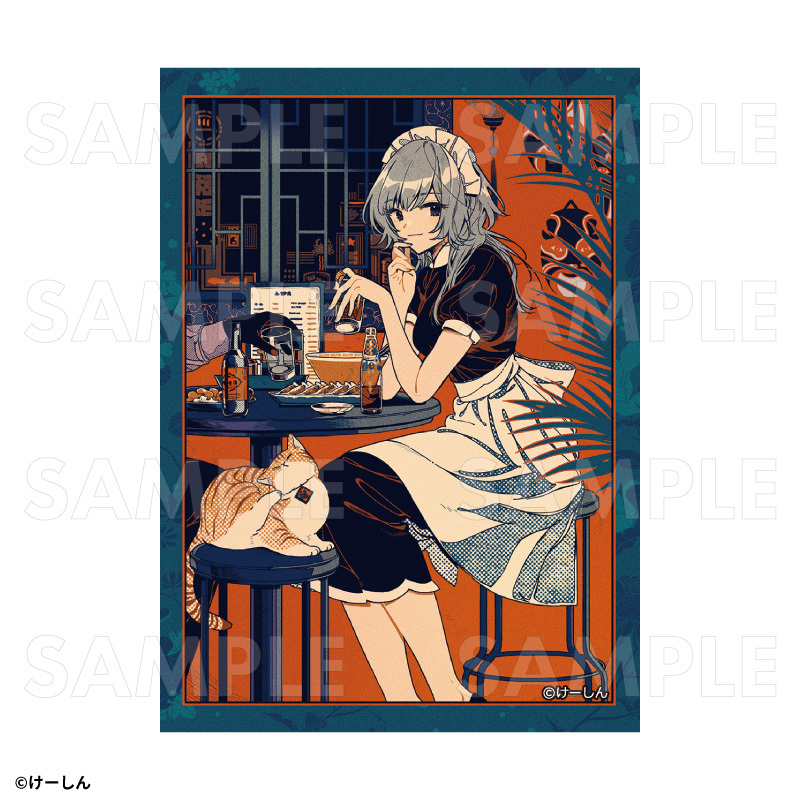 【2025年9月下旬発売】長方形ステッカー(5枚セット)/けーしん画集発売記念グッズ(全1種)