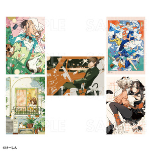 【2025年9月下旬発売】ポストカード（5枚セット）／けーしん画集発売記念グッズ（全1種）